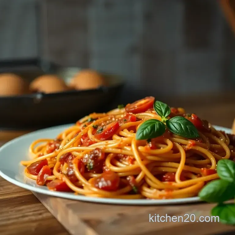 Quick and Flavorful Spaghetti Arrabbiata: Your 20-Minute Dinner Solution