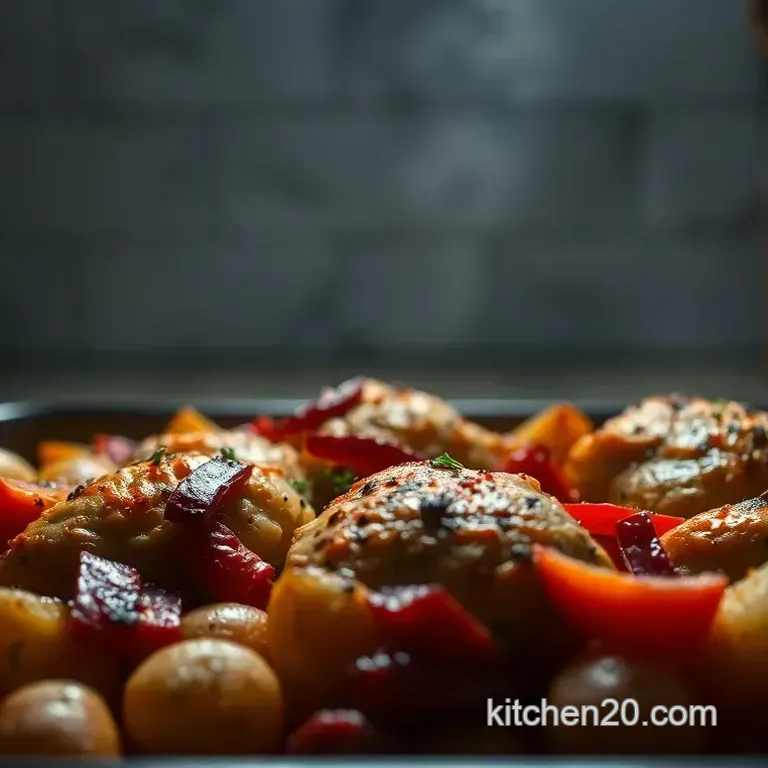 Spanish Fiesta Chicken Traybake: Easy Midweek Magic!
