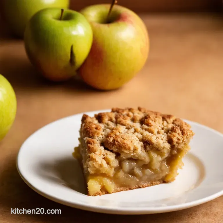 Speedy Apple Crumble for One or Two presentation