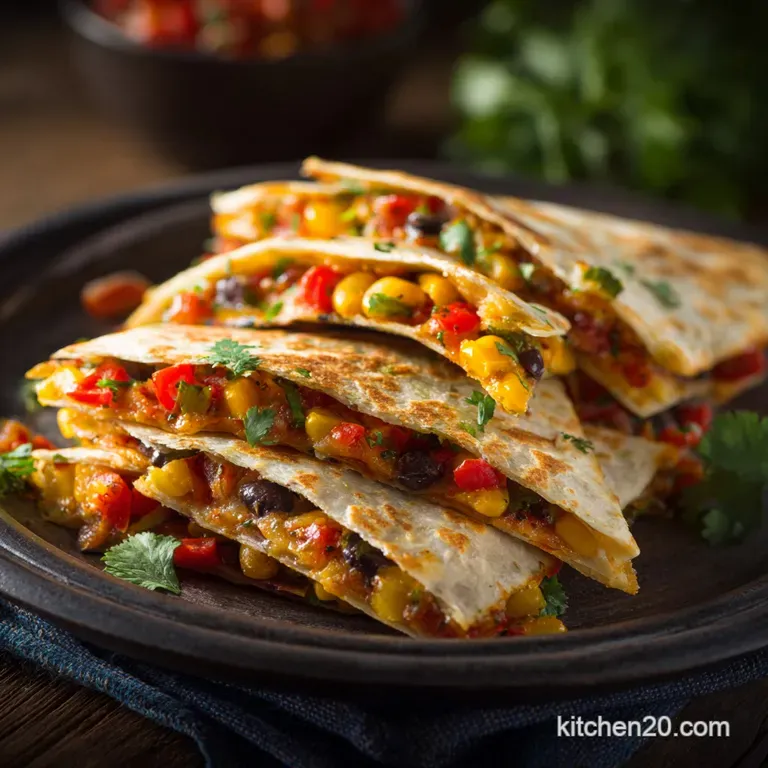 The Speedy Southwestern Sensation Ultimate Vegetable Quesadillas