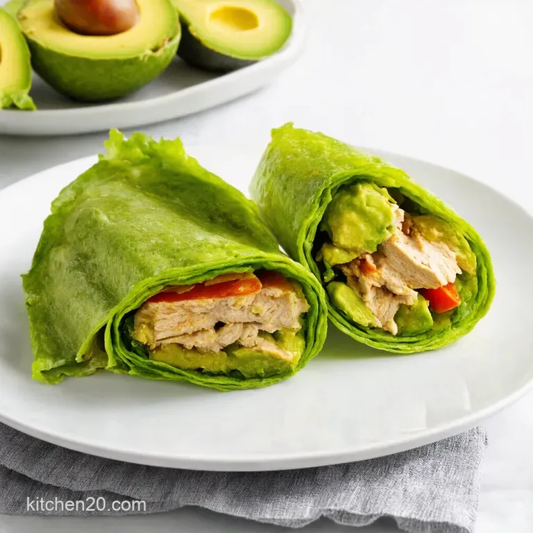 Speedy Chicken Avocado Wraps with Chipotle Mayo