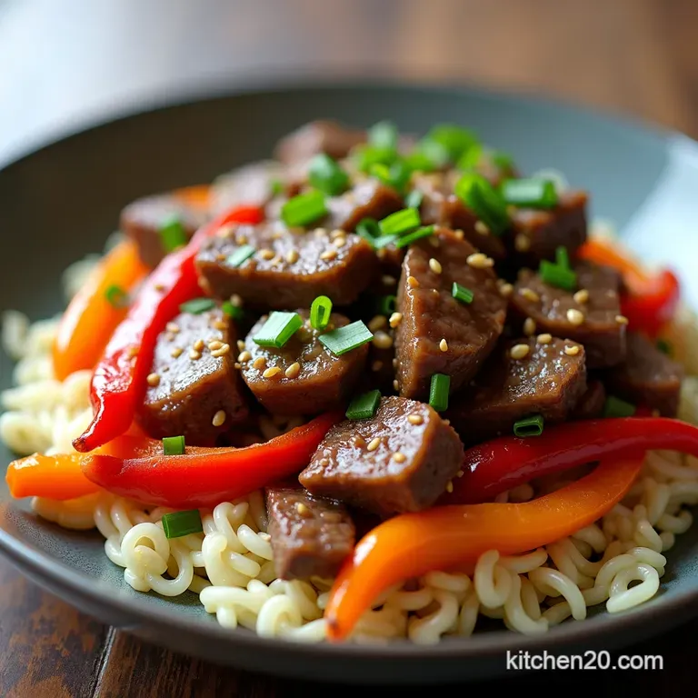 Dragons Breath Steak StirFry Quick Tender Beef with Vibrant Peppers