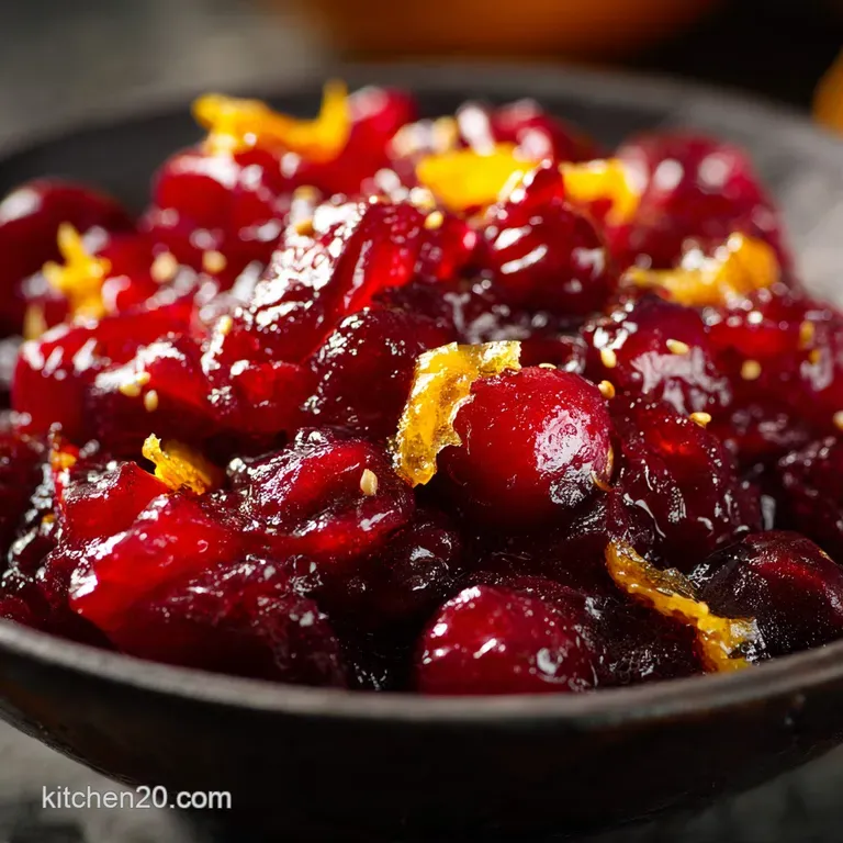 Cranberry Sauce: the Spiced Compote with Orange Zest That Beats the Can presentation