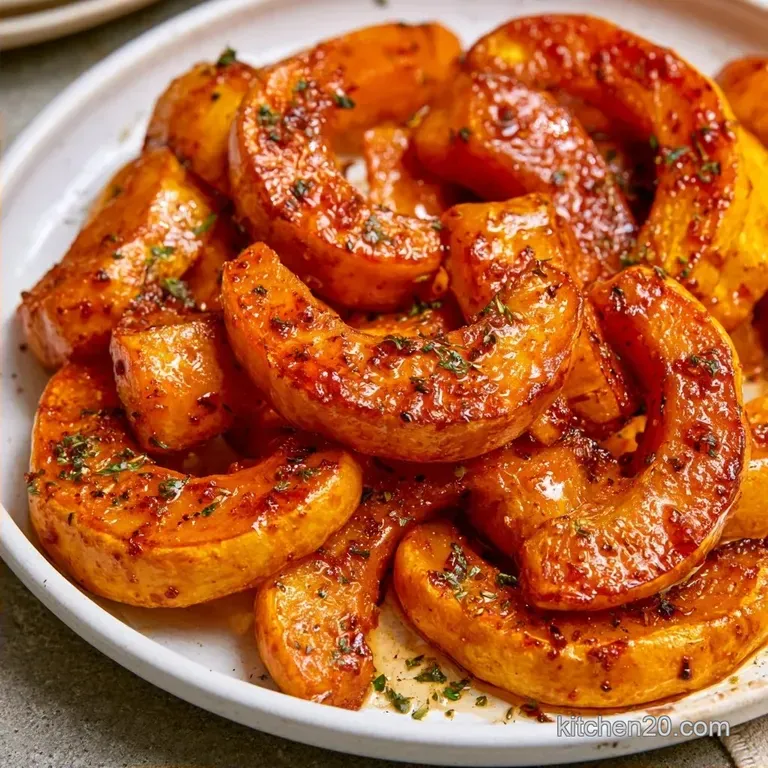Spicy Roasted Delicata Squash with Smoked Paprika