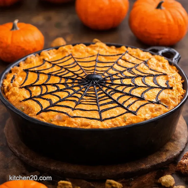 Spiderweb Taco Dip a Web of Deliciousness presentation