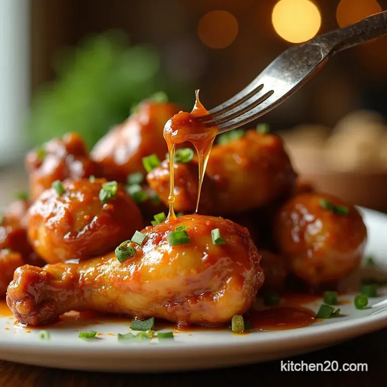 The Ultimate Sticky Honey Garlic Chicken Restaurant Quality Home Kitchen Easy presentation