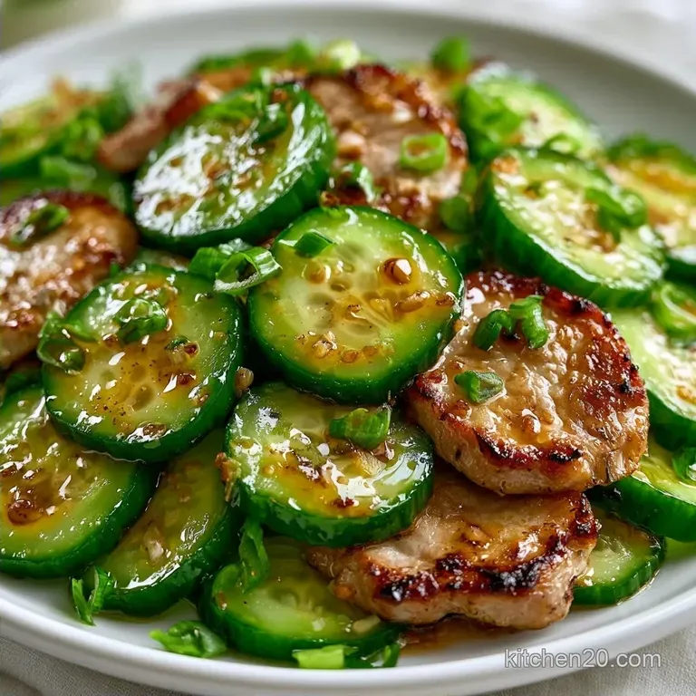 Crispy Chinese-Style Stir-Fried Cucumbers