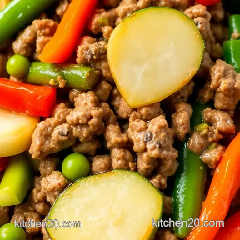 Beefy Veggie Stir-Fry: A Wholesome One-Pan Delight presentation