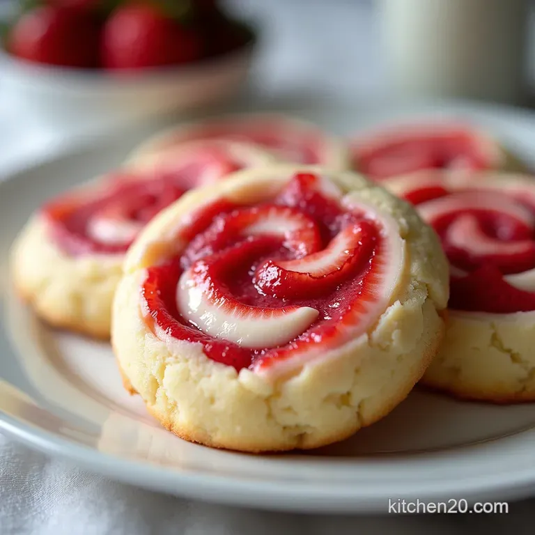 The Ultimate Strawberry Swirl Cheesecake Cookies Jammy Tangy and Utterly Moreish