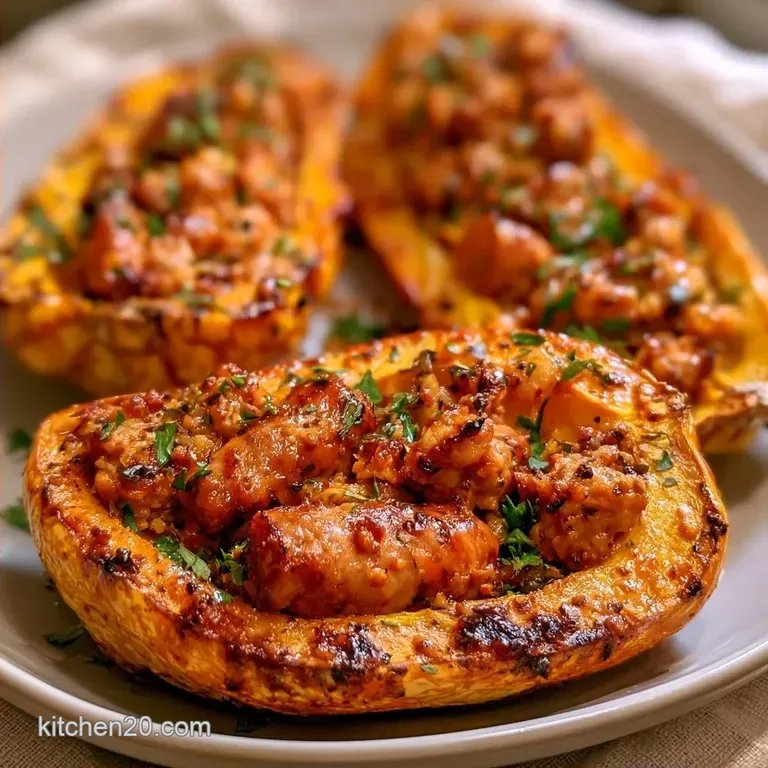 Fast-Track Stuffed Delicata Squash