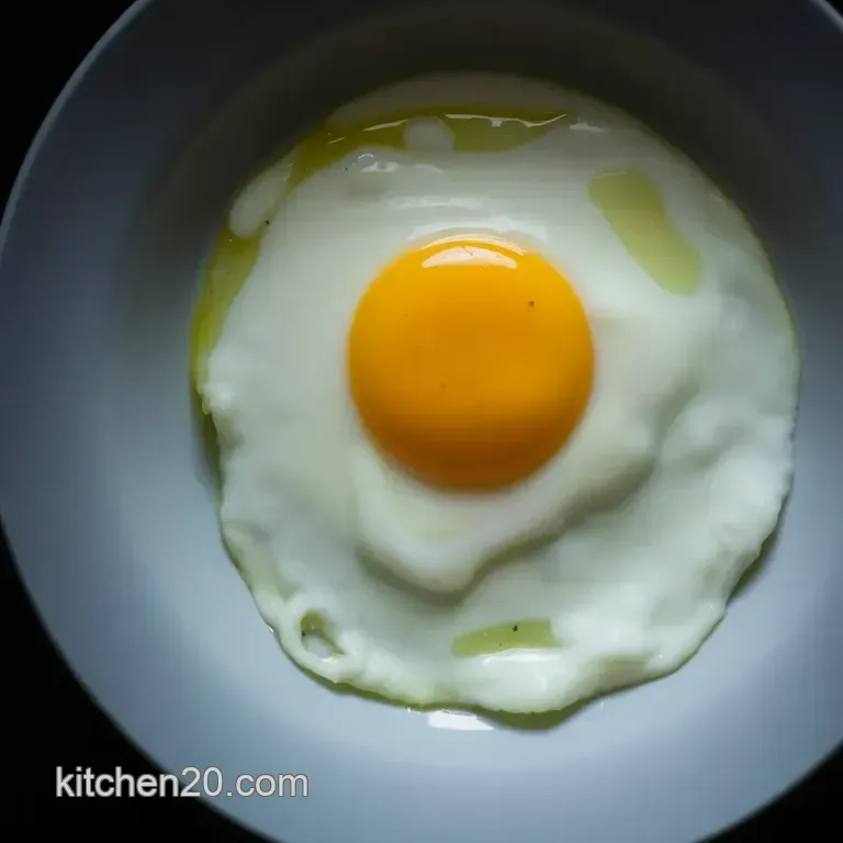 Sunny-Side Up Perfection: Silky Yolks Crispy Edges presentation