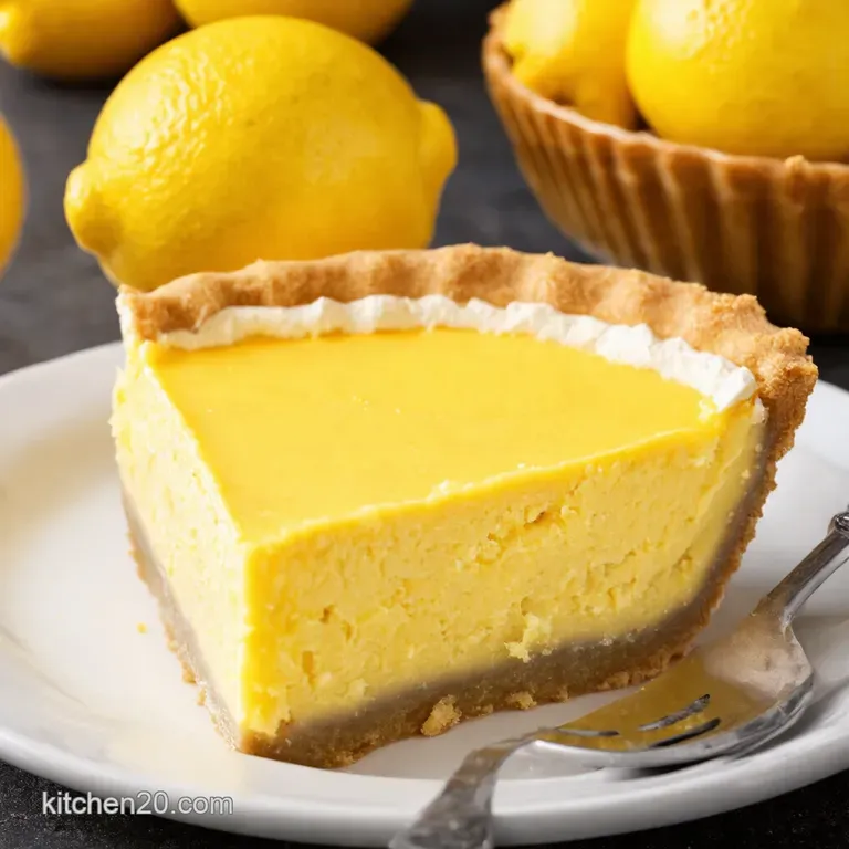 Sunshine on a Plate Classic Lemon Icebox Pie