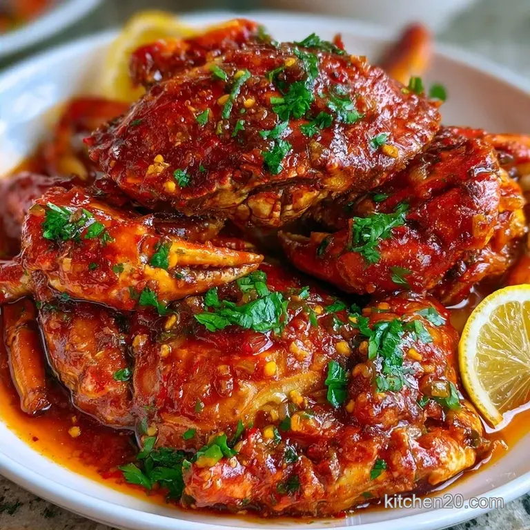 Sweet Chili Crab: Bold Singaporean Flavor