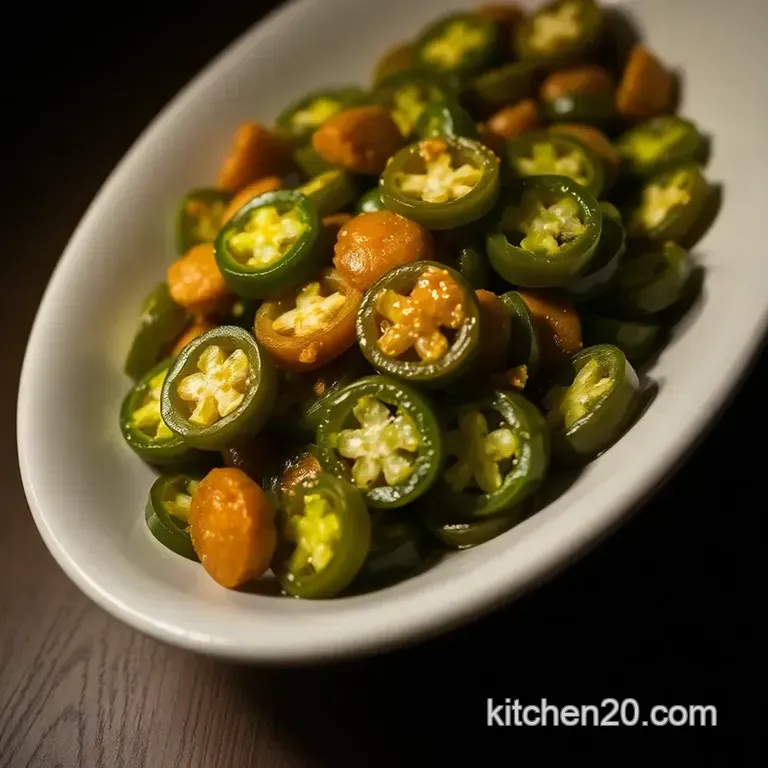 Sweet Heat: Homemade Cowboy Candy (Candied Jalape&ntilde;os) presentation