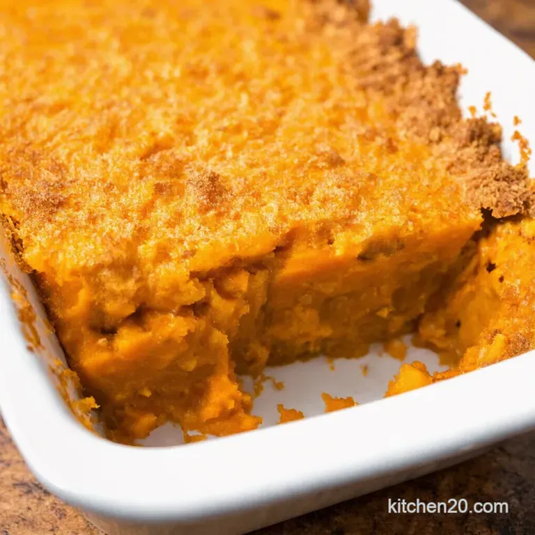 Sweet Potato Casserole Easy Peasy Totally Delicious presentation