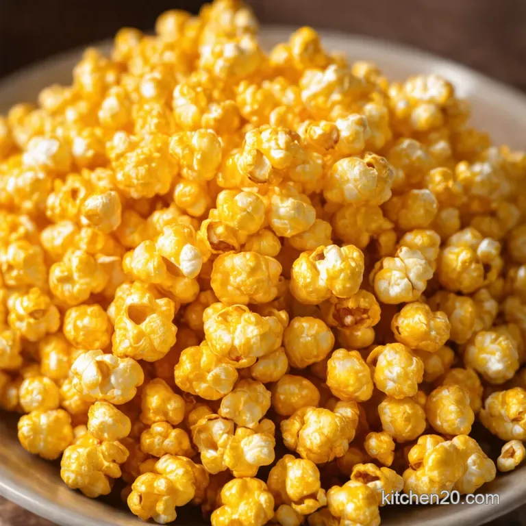 Sweet Salty Delight Homemade Kettle Corn presentation