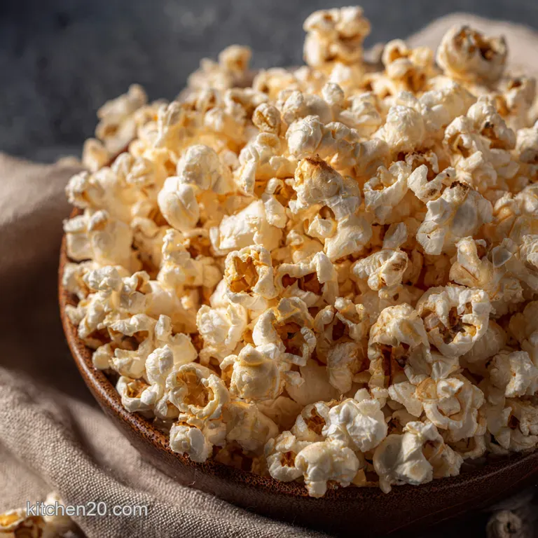 Sweet & Salty Perfection: Homemade Kettle Corn presentation