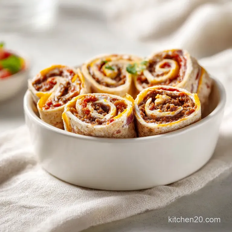 Taco Pinwheel Recipe: Creamy and Savory