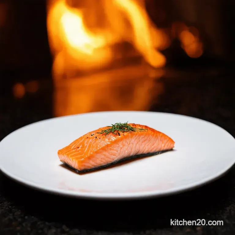 Techfree Salmon Perfection Ovenbaked Sous Vide presentation
