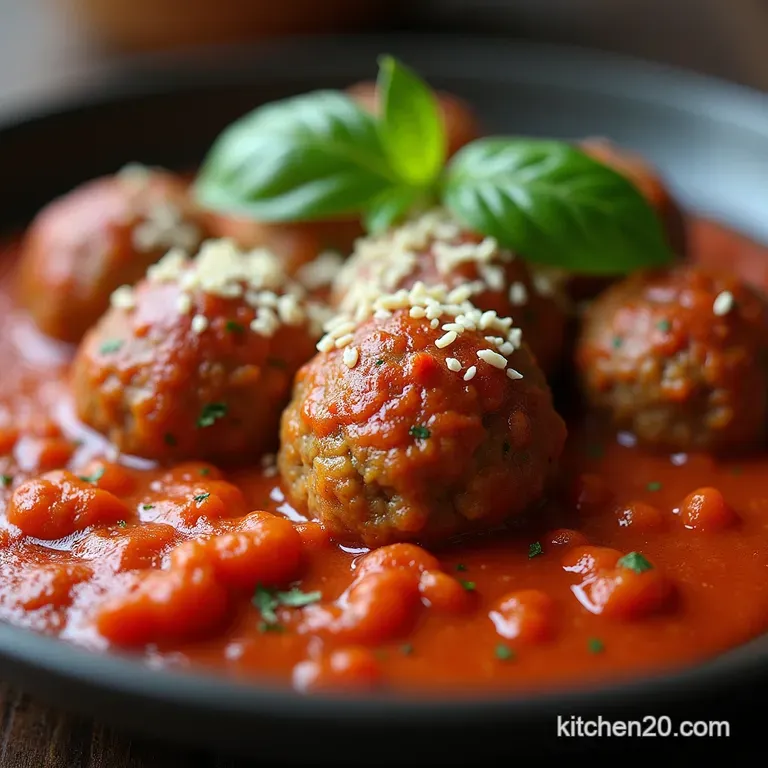 Nonnas Secret Perfectly Tender Classic Italian Meatballs Polpette