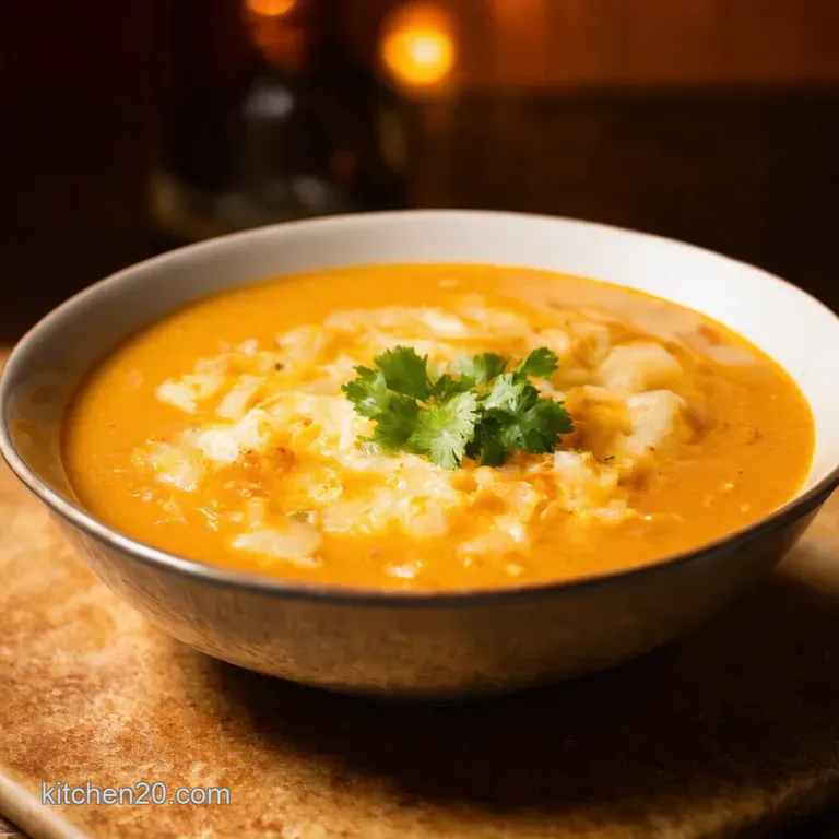 Tennessee Caramelized Onion and Beer Soup with Cheddar Croutons presentation