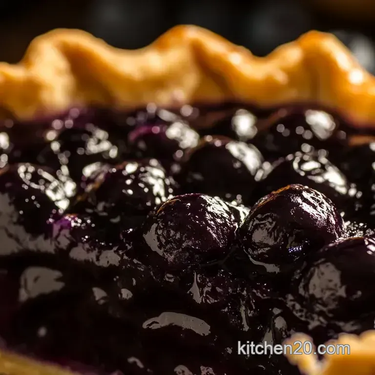 The Absolutely Perfect Blueberry Pie