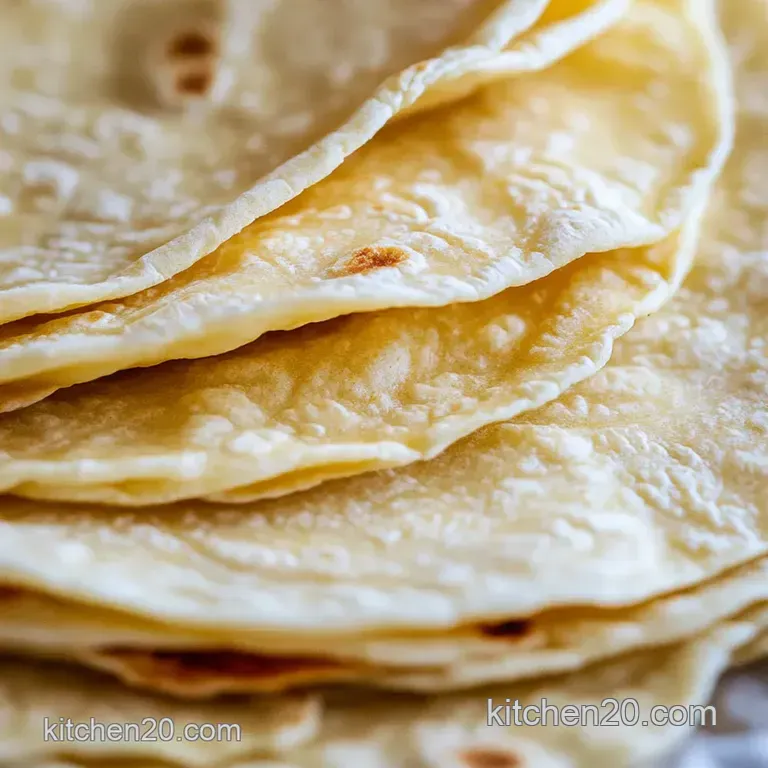 The Best Homemade Flour Tortillas presentation