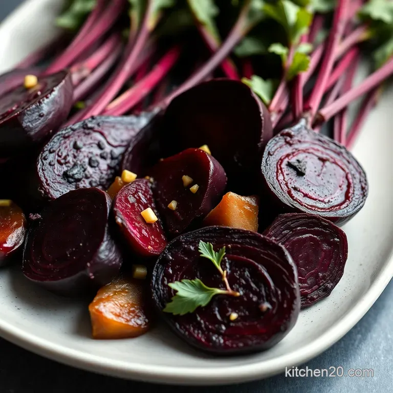 The Best Roasted Beets: Sweet Earthy Perfection presentation