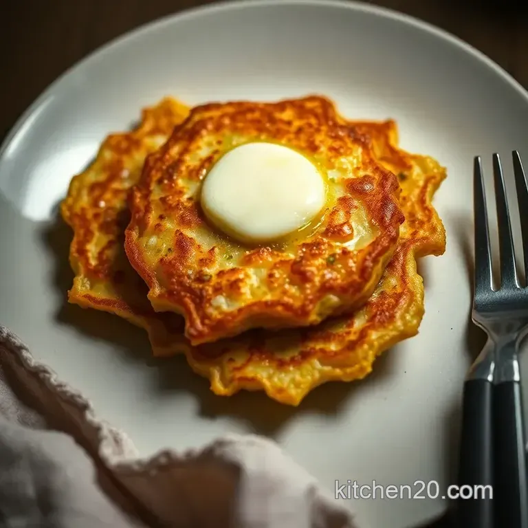 The Crispiest Classic Potato Latkes presentation