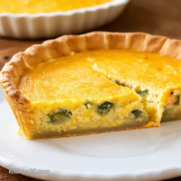 The Lazy Bakers Dream Fluffy Nocrust Quiche presentation