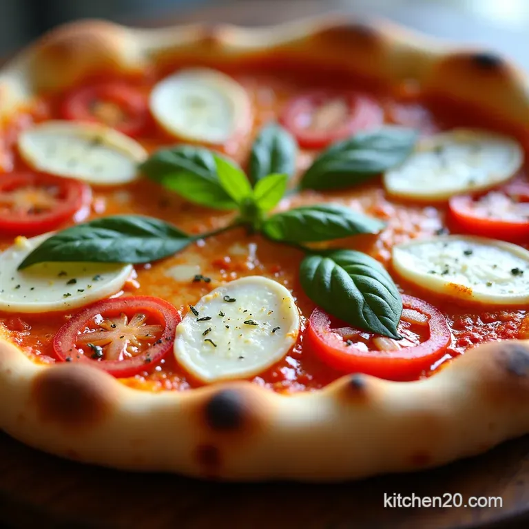 The Perfect Margherita Pizza A Slice of Italian Sunshine