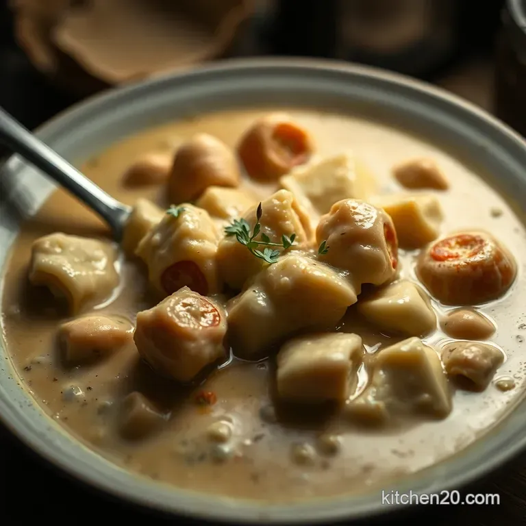 The Perfect New England Clam Chowder (Even a Yankee Would Approve!) presentation