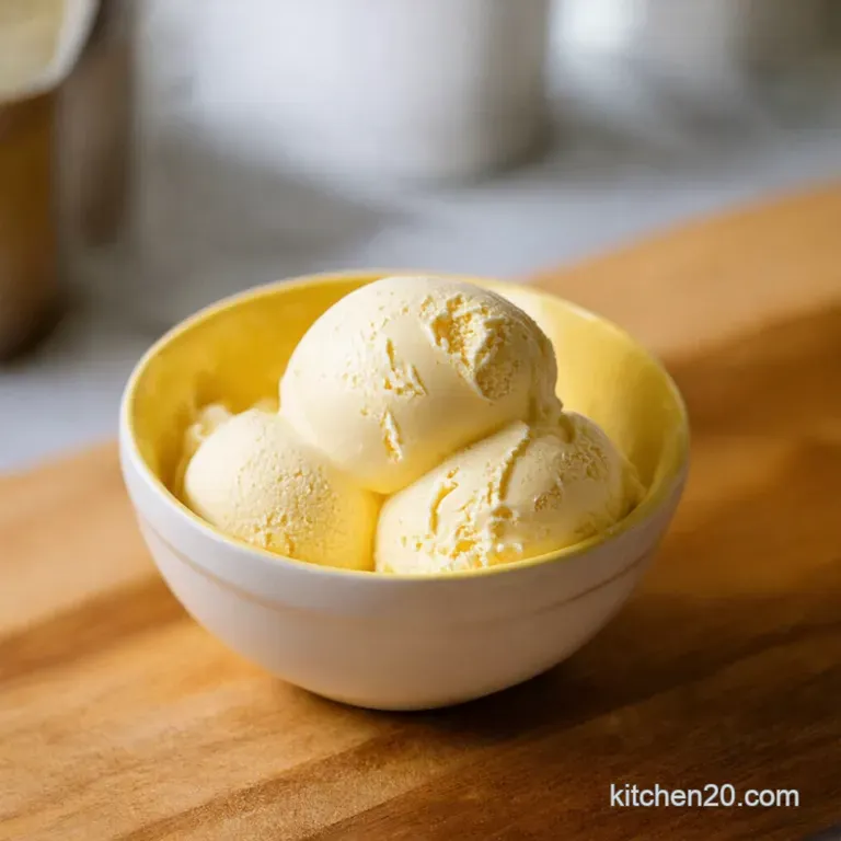 The Perfectly Tangy Homemade Frozen Yogurt presentation