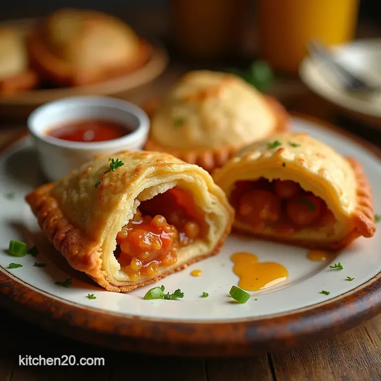 The Quick Crispy Air Fryer Hand Pies Flaky Pastry Pockets presentation