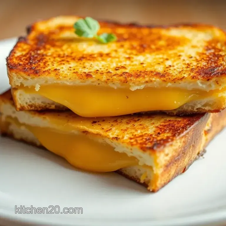 The Quintessential Grilled Cheese: Crispy Gooey Perfection