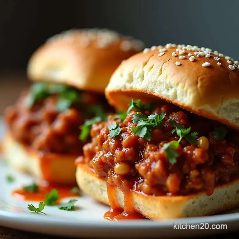 Italian Sloppy Joe Subs with Quick Fennel Ragu