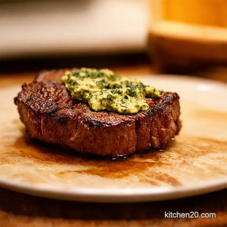The Ultimate Bbq Grilled Steak with Garlic Herb Butter presentation