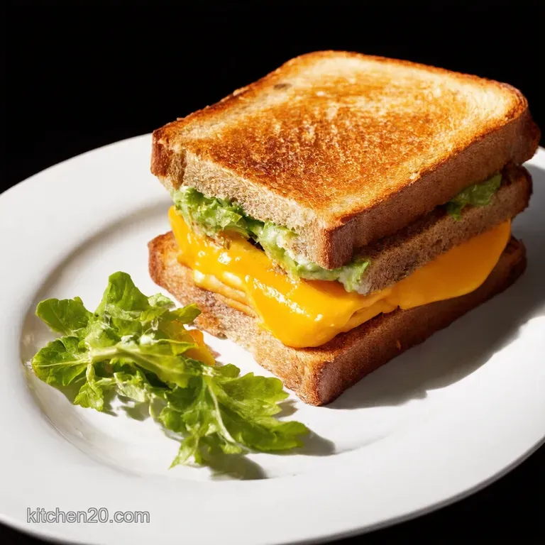 The Ultimate Cheesy Ploughmans Lunch Toastie