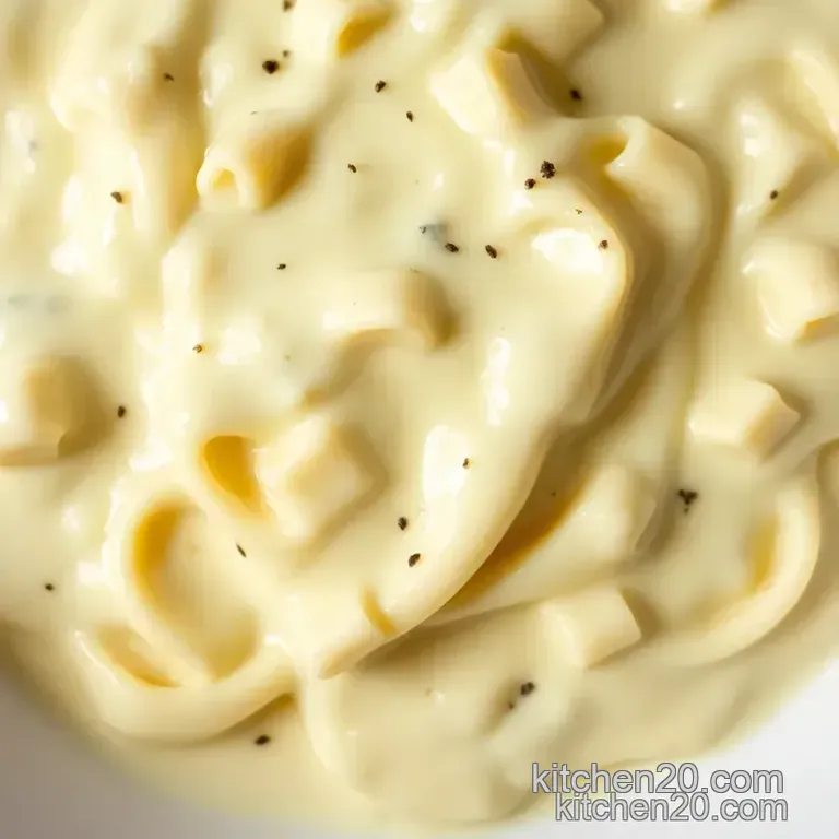 The Ultimate Creamy Alfredo Sauce (No Cream Required!) presentation