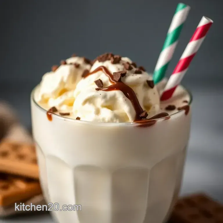 The Ultimate Creamy Milkshake: Classic & Customizable presentation