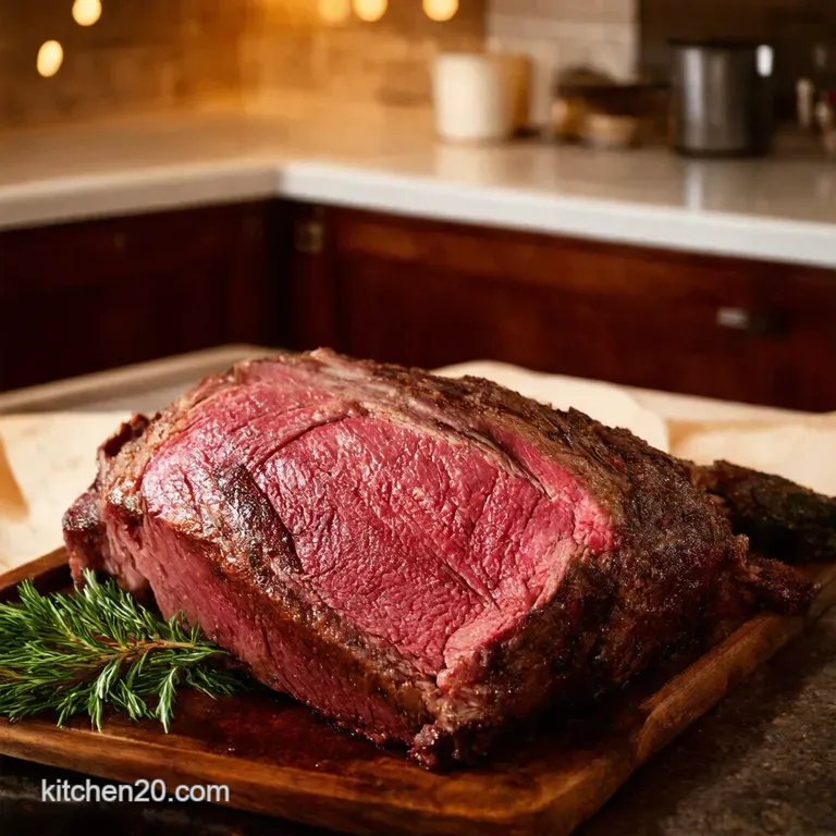 The Ultimate Standing Rib Roast Perfectly Cooked Every Time presentation