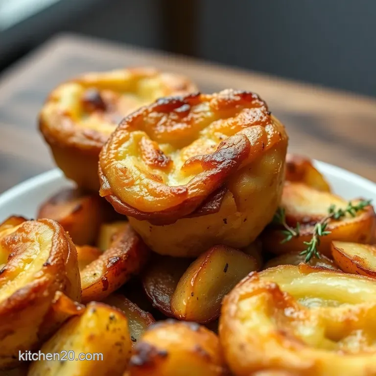 The Ultimate Sunday Roast: Beef Crispy Potatoes & Yorkshire Puddings