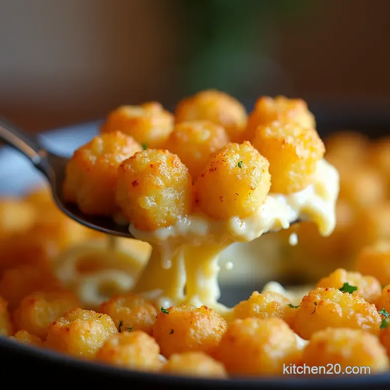 The Ultimate Tater Tot Casserole presentation