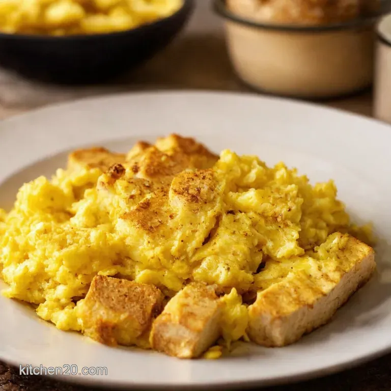 The Ultimate Tofu Scramble Vegan Gloriously Eggy presentation