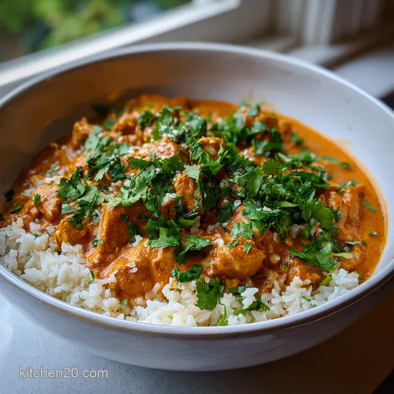 The Weekday Wonder Creamy Slow Cooker Chicken Tikka Masala No Fuss presentation