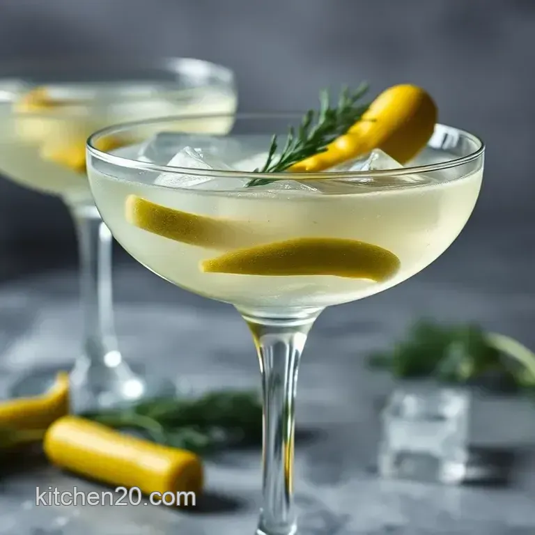 My Favorite Pickle Martini Recipe: A Zesty Twist on Tradition