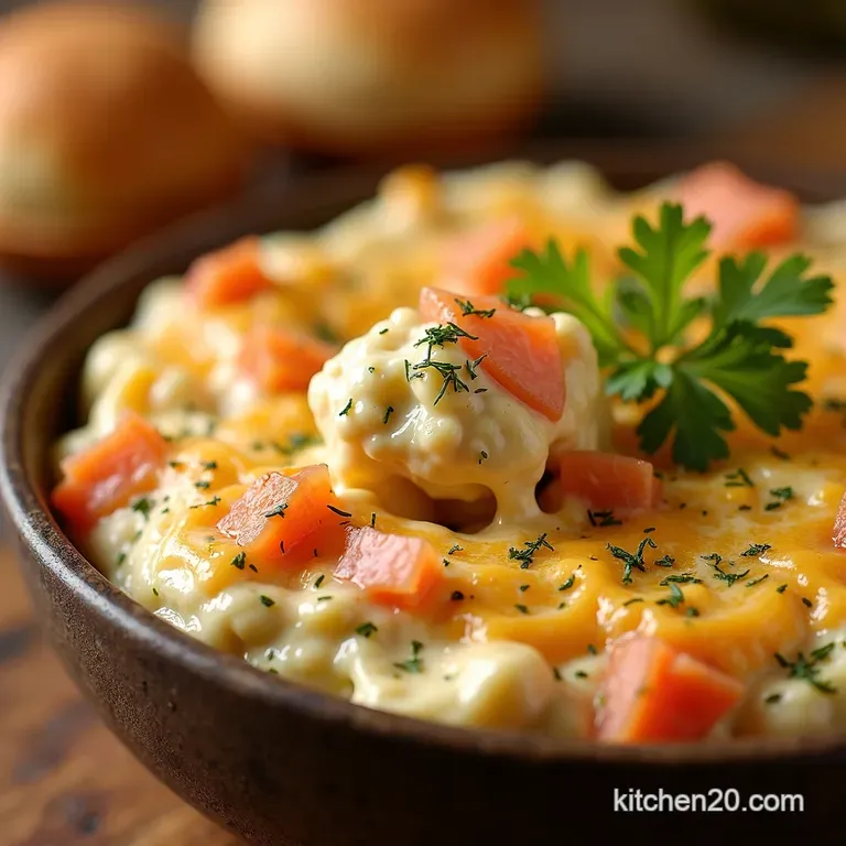 Tiktok Triumphant the Ultimate Cheesy Smoked Salmon Dill Boat Dip presentation