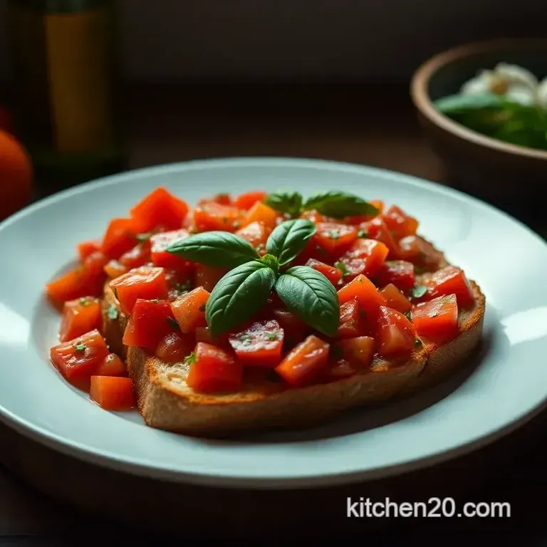 Tomato & Basil Bruschetta