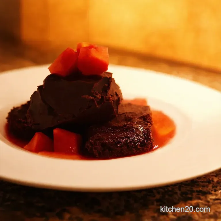 Tropical Heatwave Chilespiced Chocolate Drizzled Fruit Fiesta presentation