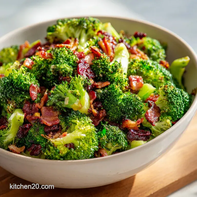 Ultimate Ultra-Crispy Broccoli Salad with Bacon